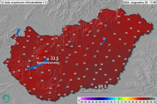 Megdőlt a fővárosi melegrekord csütörtök délután