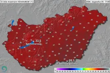 Megdőlt a fővárosi melegrekord csütörtök délután