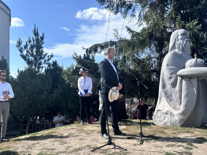 Kollai István helyettes államtitkár a szekeres zarándoklaton – Fotók: Tőkés Hunor / Transtelex
