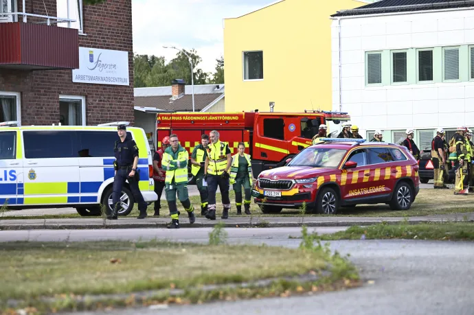 Karddal felfegyverkezett férfi sebesített meg több embert egy svédországi iskolában, egy ember meghalt
