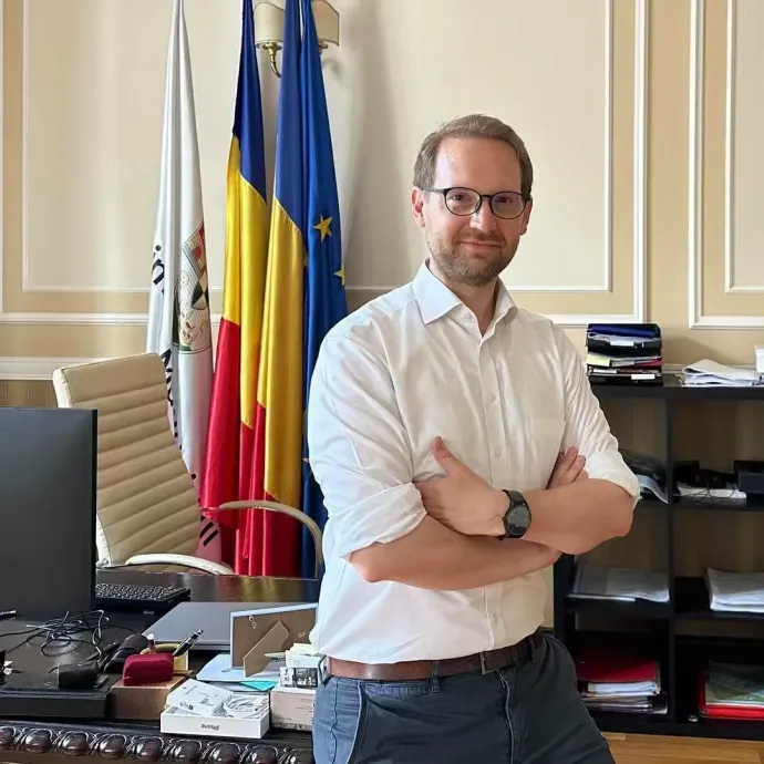 Dominic Fritz Temesvár polgármestere – Forrás: D. F. Facebook