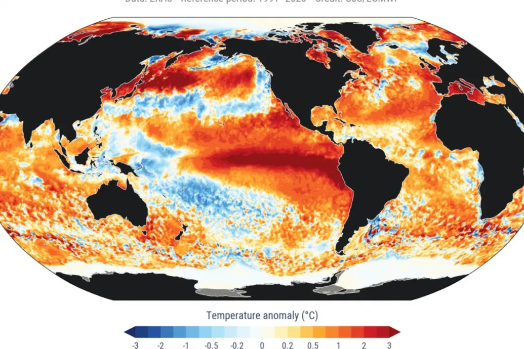 Megdőlt a világ óceánjainak melegrekordja, és ez nagyon rossz előjel a bikaerős El Niño előtt
