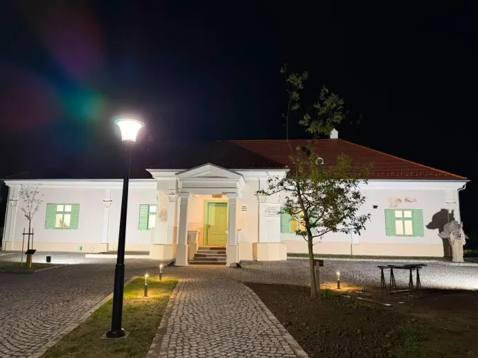 A székelykeresztúri Gyárfás-kúria homlokzata – Fotó: Székelykeresztúr Polgármesteri Hivatal Facebook oldala
