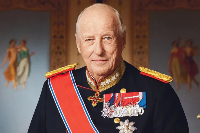 Meghalt V. Harald norvég király
