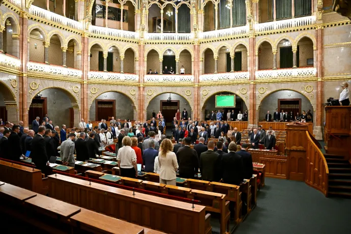Magyar Péter házszabályellenesen teremtett nemzeti egységet: minden kormánypárti és ellenzéki képviselő felállva emlékezett a mohácsi csatára