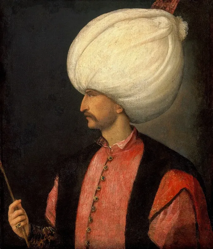 I. Szulejmán, Tiziano Vecellio festménye 1530 körül – Kunsthistorisches Museum Wien