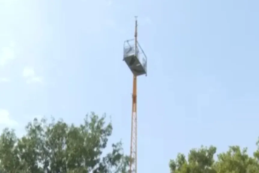 Egy szegedi fesztiválozónak a nyaka köré tekeredett a kötél a bungee jumpingon