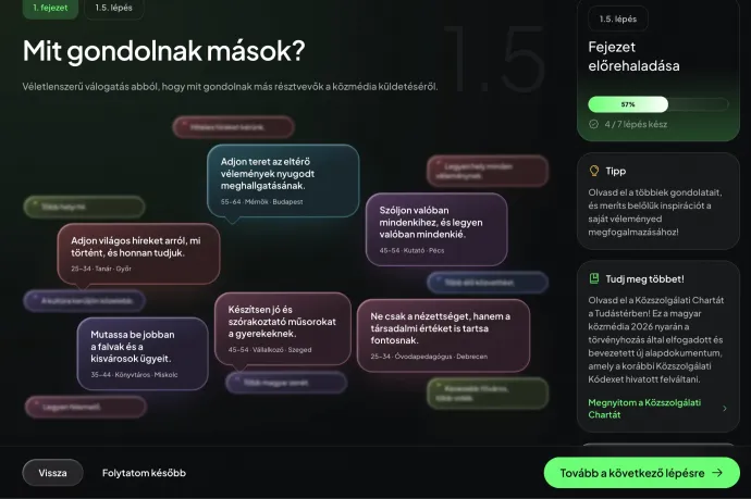 A közmédia jövőjéről szóló anyaggal indult el a Közhang, de igen nyögvenyelősen juthatunk információhoz