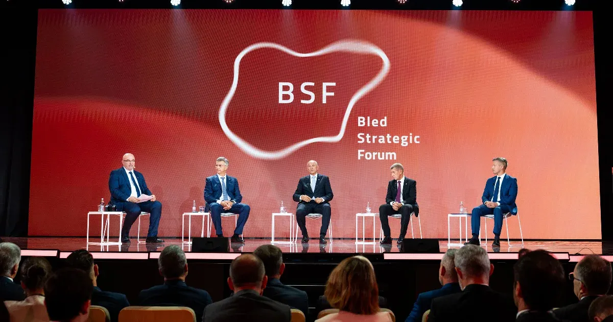 A kormányfők beszélgetése a Bledi Stratégiai Fórumon A kormányfők beszélgetése a Bledi Stratégiai Fórumon