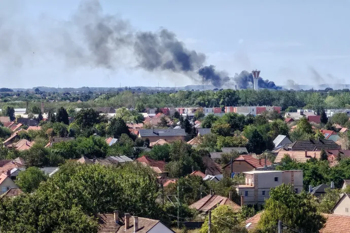 Tűz ütött ki Gyál határában, lakóházakat veszélyeztetnek a lángok
