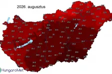 A valaha mért legmelegebb hónap volt itthon az idei augusztus