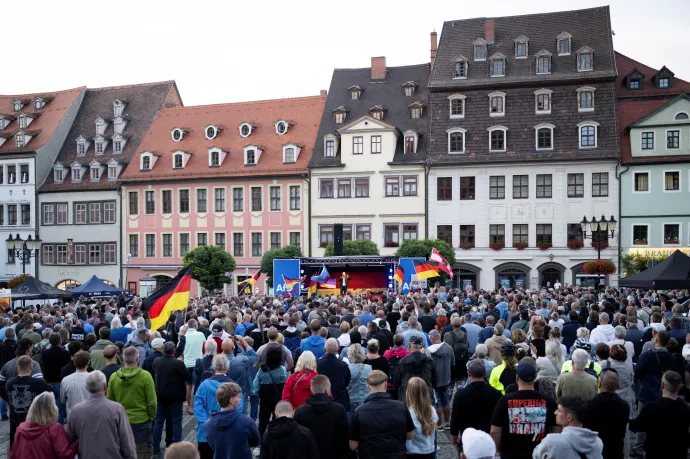 Az AfD kampányeseménye Naumburgban 2026. augusztus 24-én – Fotó: Annegret Hilse / File Photo / Reuters