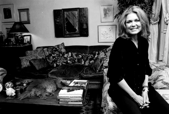 Steinem manhattani lakásában 1992-ben – Fotó: Michael Brennan / Getty Images