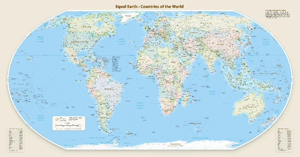 Az ENSZ megszavazta az Equal Earth-vetület használatát a Mercator-térkép helyett Az ENSZ megszavazta az Equal Earth-vetület használatát a Mercator-térkép helyett