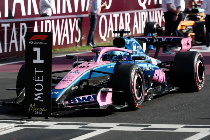 Forma-1: Meglepetés a monzai időmérőn, vasárnap Gasly rajtolhat az élről