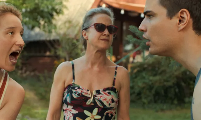 Waskovics Andrea, Für Anikó és Vilmányi Benett a filmben – Fotó: InterCom