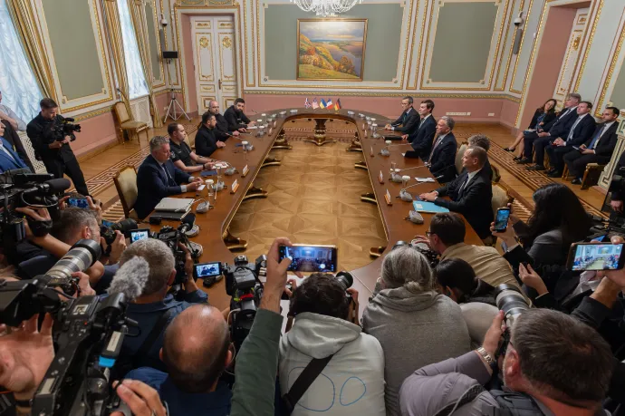 Fotó: Ukrán elnöki sajtóhivatal / AP / MTI