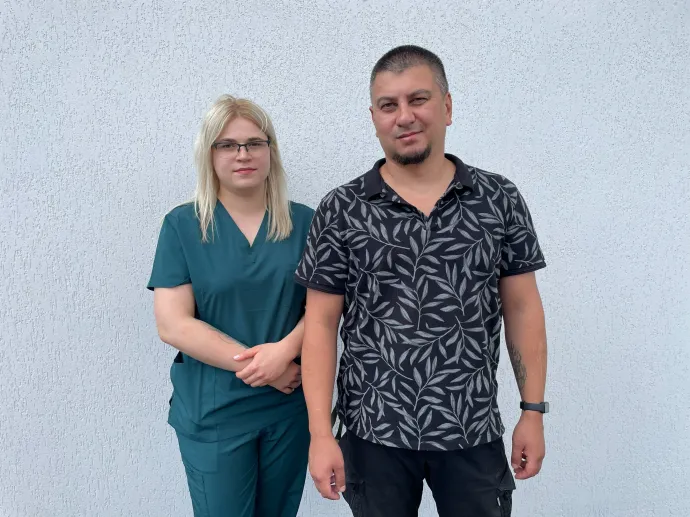 Natalija Bojko és Vitalij Levcsenko igazságügyi orvos szakértők – Fotó: Bánáti Anna / Telex