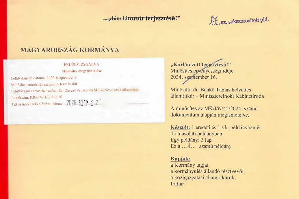 Nyilvánosak az Orbán-kormányok milliárdokból készült titkosított tanulmányai