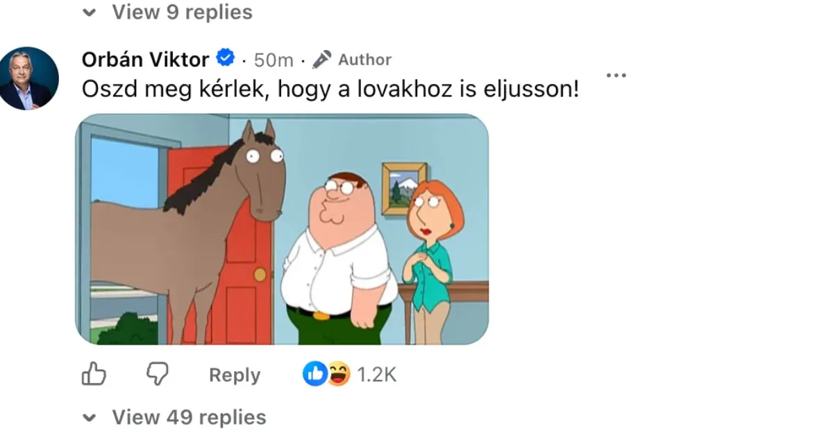 Orbán Viktor furcsa posztja a Facebookon: Visszakérik a Buckingham-palotától az ajándék lovakat – Hamis hírterjesztés a királyi családról Orbán Viktor furcsa posztja a Facebookon: Visszakérik a Buckingham-palotától az ajándék lovakat – Hamis hírterjesztés a királyi családról