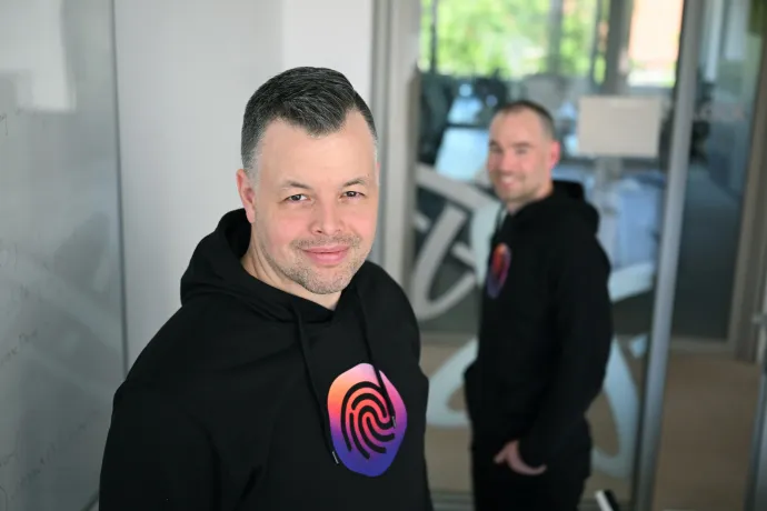 Somkuti András és Lévai Bálint, a Netlock tulajdonosai – Fotó: Reviczky Zsolt
