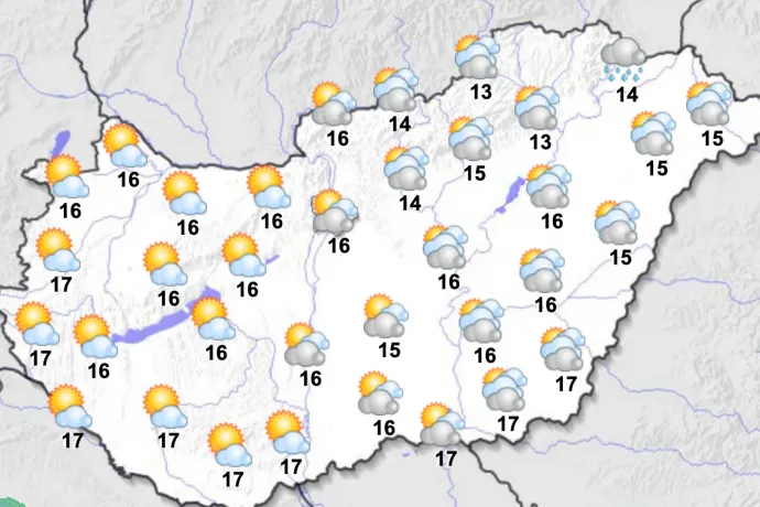 Kisüthet a nap szombaton, de van, ahová érdemes esernyőt vinni