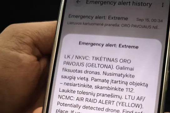 Robbanóanyaggal volt felszerelve a drón, amelyet a NATO vadászgépei lelőttek Litvánia felett