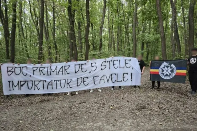 Nacionalista szervezet tüntetett a pataréti családok városba költöztetése ellen Kolozsváron
