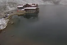 Lehullt az első hó a Fogarasi-havasokban