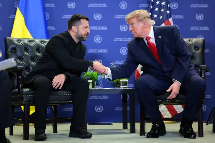 Zelenszkij a háború lezárásáról és tűzszünetről tárgyalt Trumppal