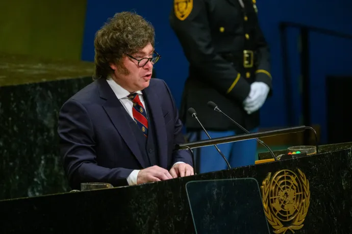 Javier Milei az ENSZ-ben is bejelentette Argentína igényét a Falkland-szigetekre