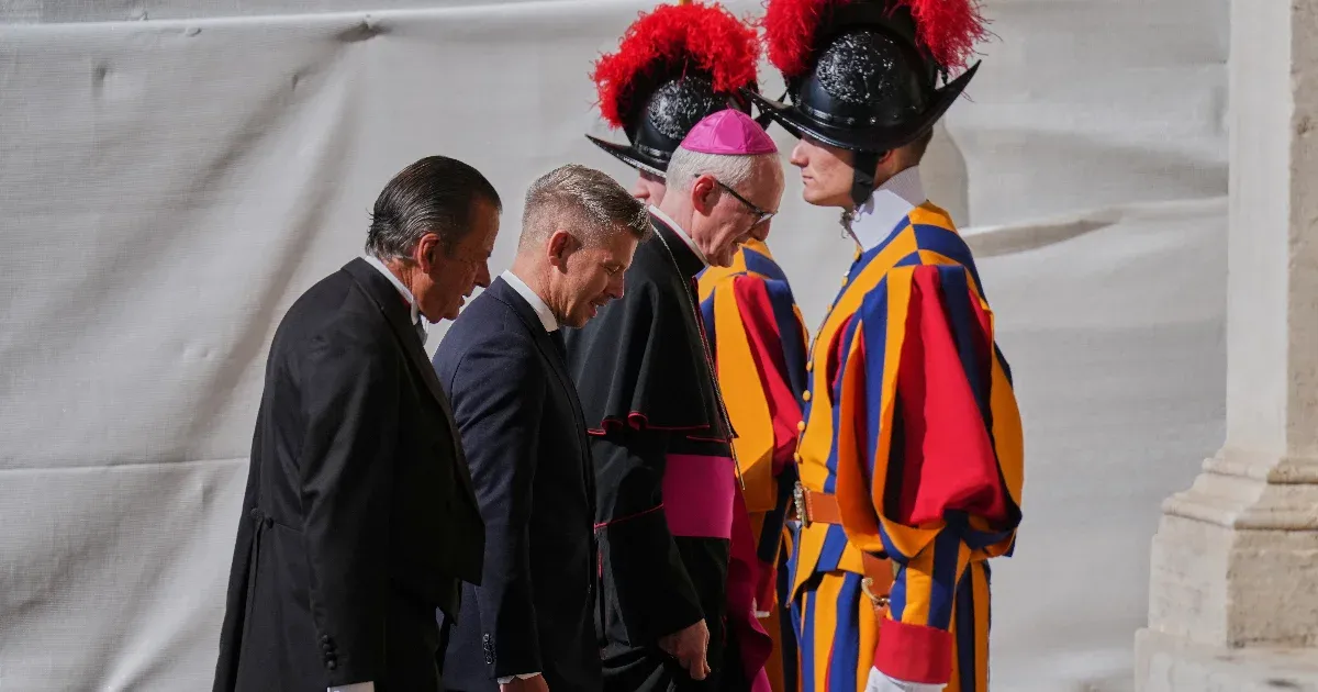 Magyar Péter találkozik XIV. Leó pápával a Vatikánban Magyar Péter találkozik XIV. Leó pápával a Vatikánban