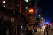 Lángba borult egy bentlakás a kolozsvári Hașdeu-diáknegyedben