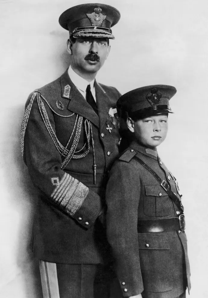 II. Károly román király és fia, Mihály herceg 1930-ban – Fotó: Keystone-France / Gamma-Keystone / Getty Images