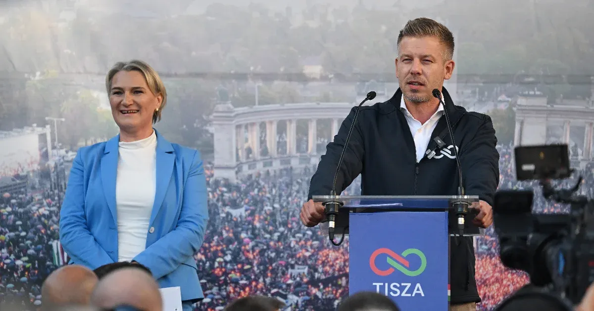 Magyar Péter látogatása Kisvárdán