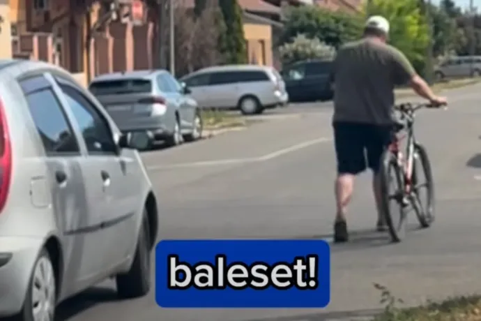 A rendőrség szerint úgy biztonságos, ha a stoptáblánál leszállunk a bicikliről, és áttoljuk a kereszteződésen