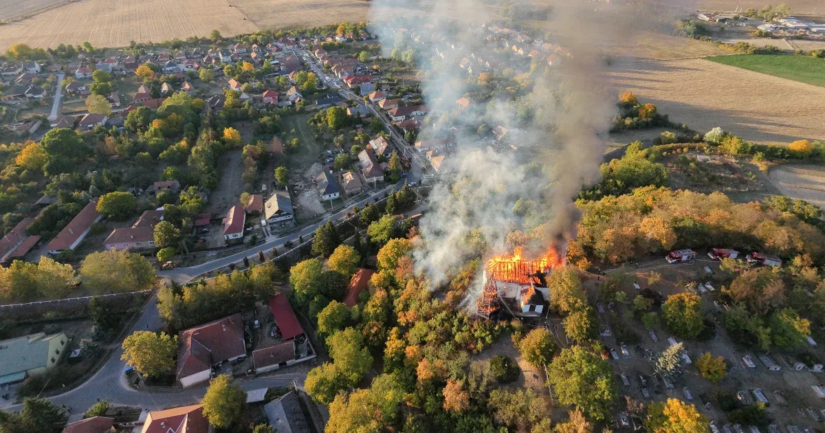 1 Historic Church Destroyed in Radostyán Fire