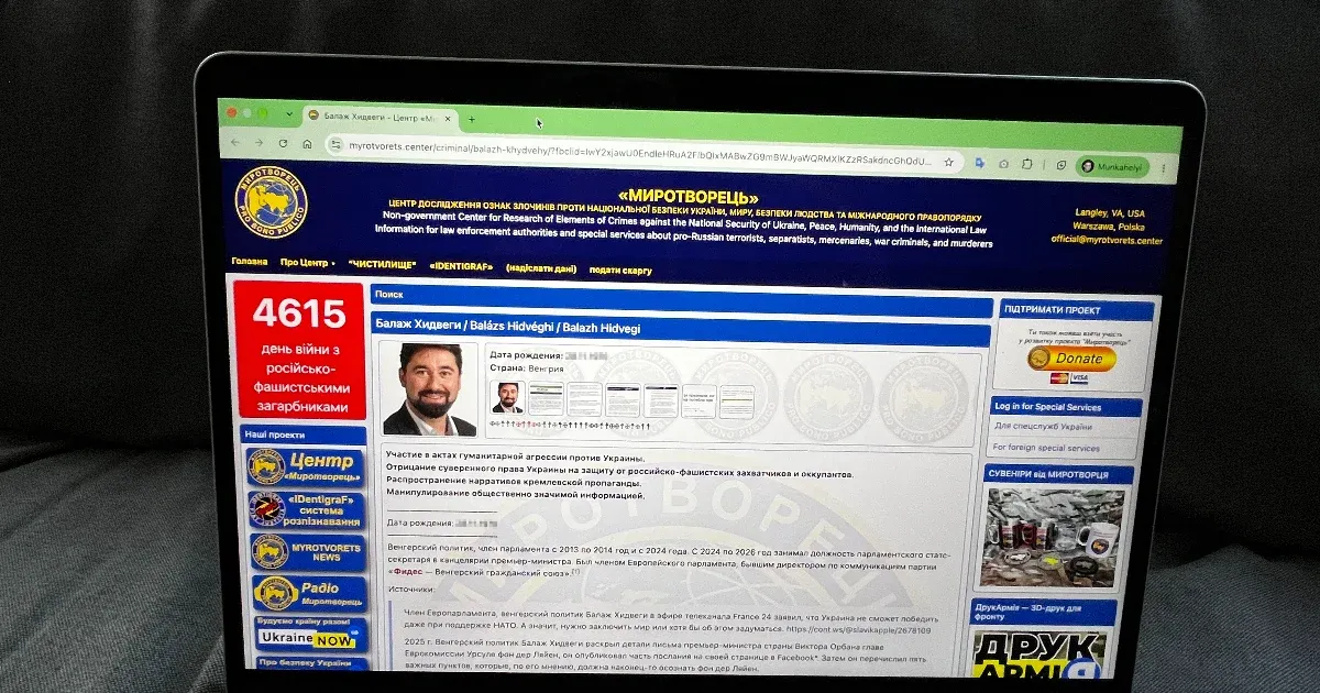 Az ukrajnai Mirotvorec oldal rejtélyes háttérrel és konteókat tápláló tartalmakkal vált ismertté Az ukrajnai Mirotvorec oldal rejtélyes háttérrel és konteókat tápláló tartalmakkal vált ismertté