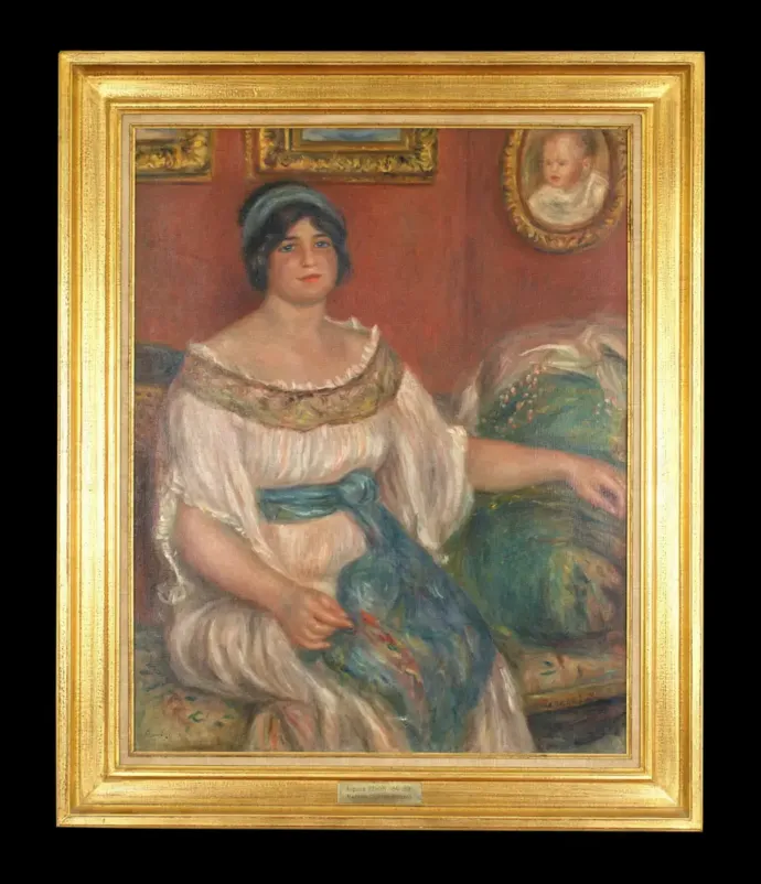 A Madame Colonna Romano portréja és a Fiatal nő a kútnál – Fotó: Musée Renoir