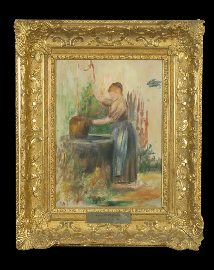 A Madame Colonna Romano portréja és a Fiatal nő a kútnál – Fotó: Musée Renoir