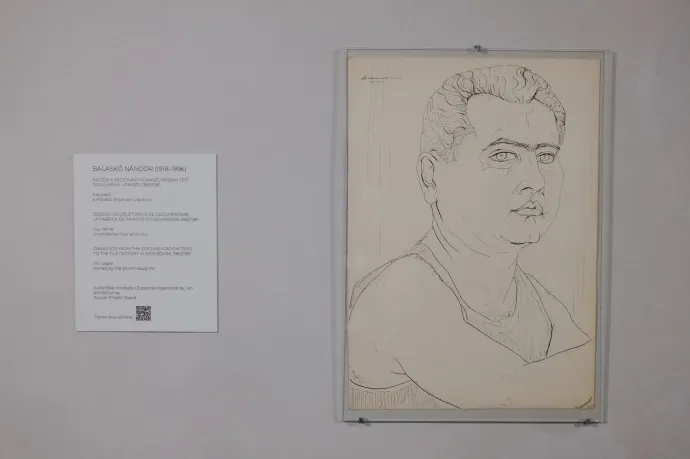 Balaskó Nándor egyik portréja a ZIZ-ben – Fotó: Bethlendi Tamás / Shoshin Színházi Egyesület