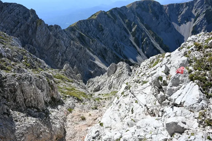 A Hochstuhl ferrata közelről és távolról – Fotó: Tenczer Gábor / Telex