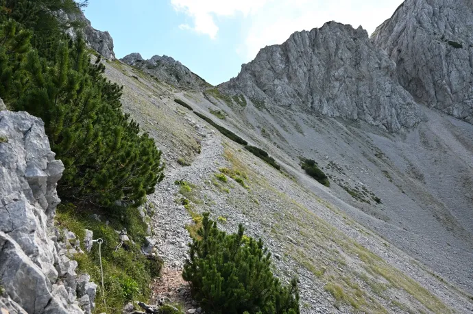 A Klagenfurterhütte, és út a csúcs felé – Fotó: Tenczer Gábor / Telex