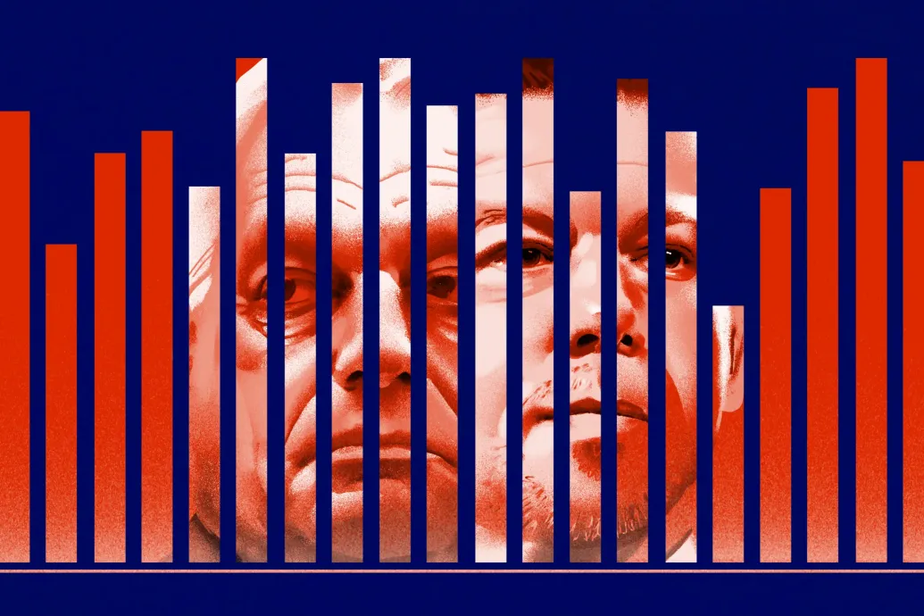Magyar Péter rekordmagas előnnyel vezet Orbán előtt a népszerűségi versenyben
