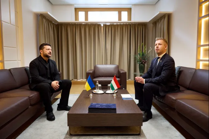 Négyszemközt tárgyalt Zelenszkijjel Magyar Péter
