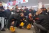 Acélipari munkások foglalták el Genova repterét
