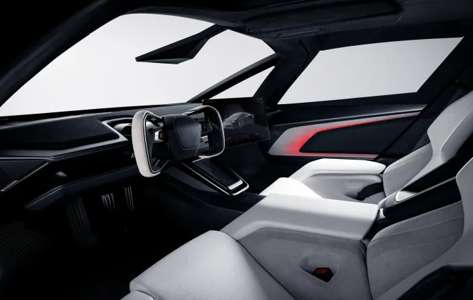 A Tesla Roadster utastere és kezelőszervei – Fotó: Tesla