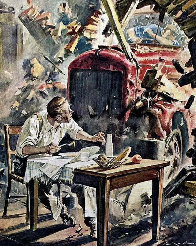 Forrás: La Domenica Del Corriere; API / Gamma-Rapho / Getty Images