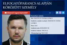 Még mindig keresi a rendőrség Matolcsy Ádámot