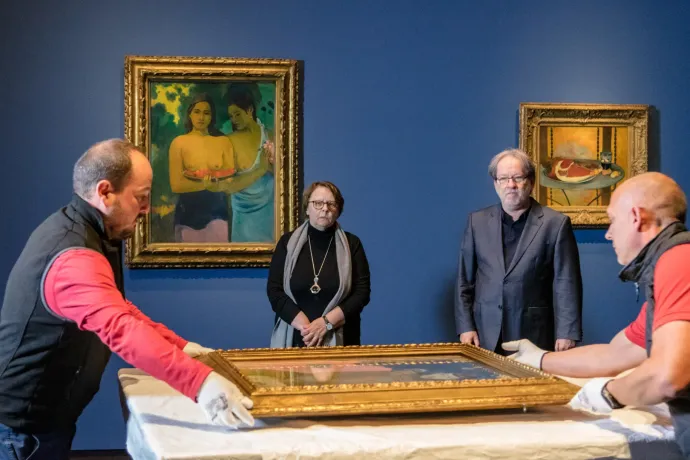 Gauguin egyik legfontosabb művét csomagolták ki a Szépművészetiben